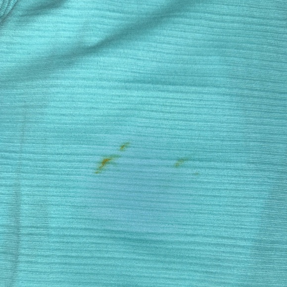 Calvin Klein Men's Aqua Polo Shirt - Picture 4 of 4